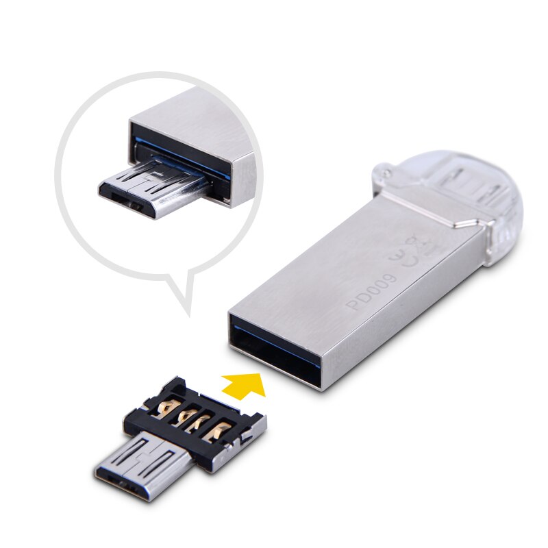 DM OTG adapter 20pcs/lot OTG function Turn normal USB into Phone USB Flash Drive Mobile Phone Adapters