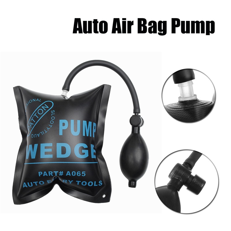 Car Air Pump Wedge Inflatable Pad Auto Door Window Entry Tool Opener Alignment