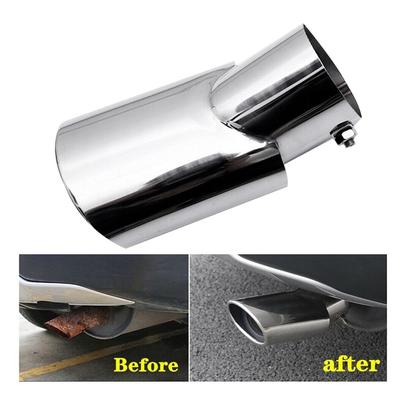 Silenciador de escape trasero de acero inoxidable para coche, pieza de tubo de extremo para Hyundai Venue