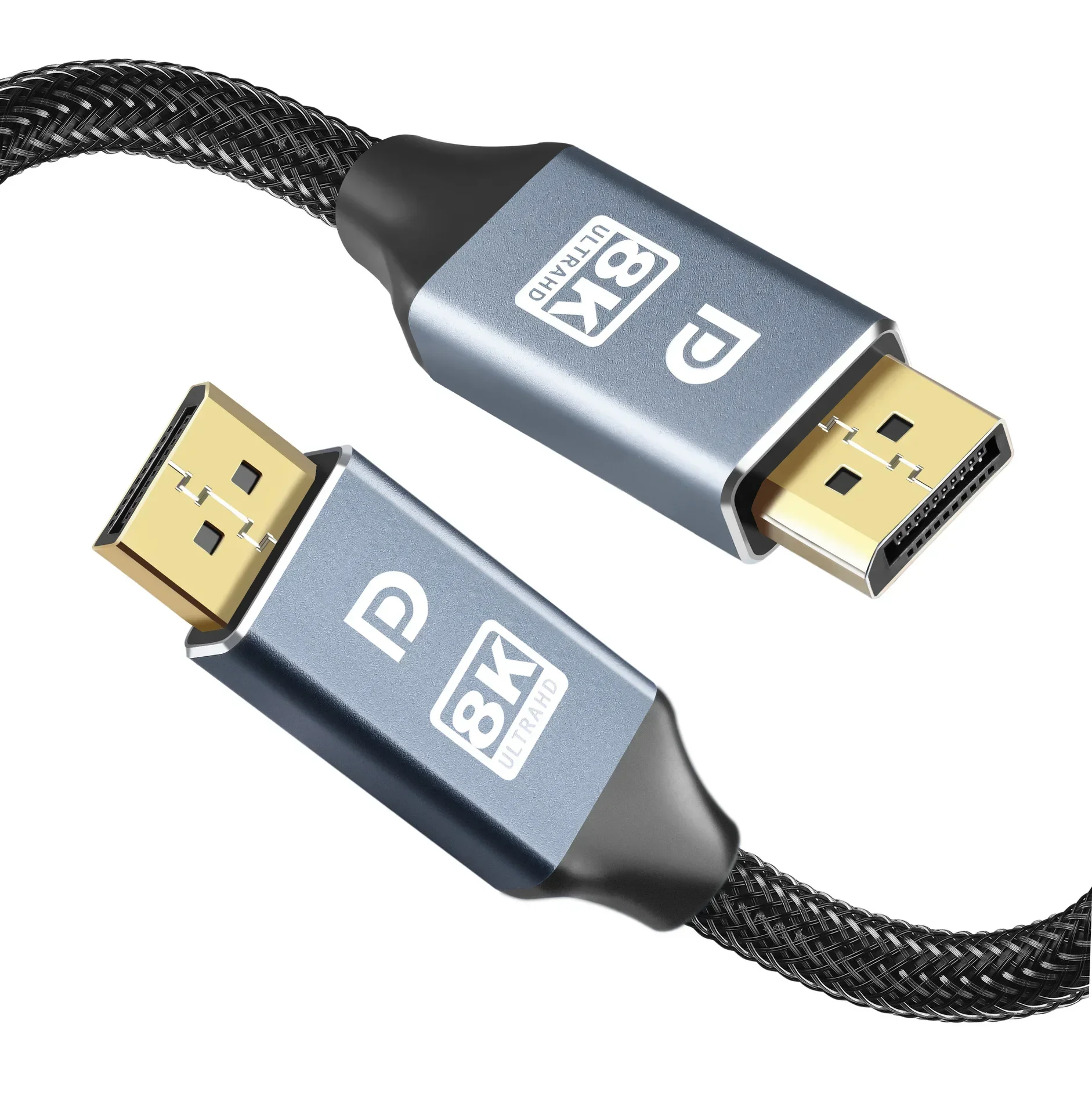Displayport-kabel  dp 240hz -kabel  dp1.4 8k 4k 144hz 165hz displayport-kabeladapter til video-pc bærbar pc  tv 8k displayport-kabel