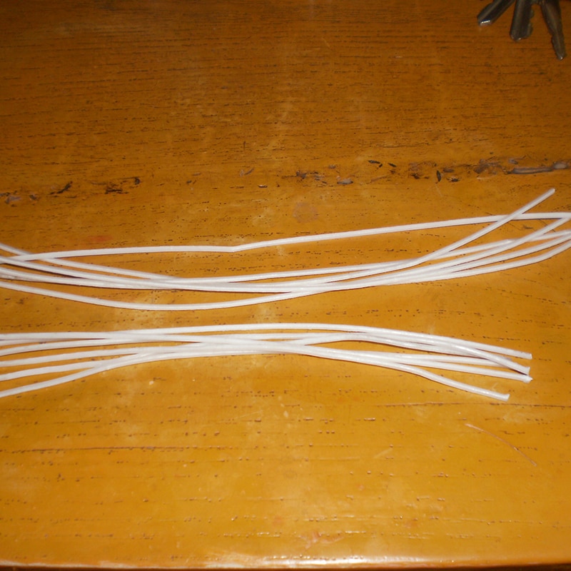 Juego de mechas para velas sin humo originales, núcleo de cera de soja, vela tejida para el hogar, lámpara de queroseno, núcleo de cera de madera, 100 unidades