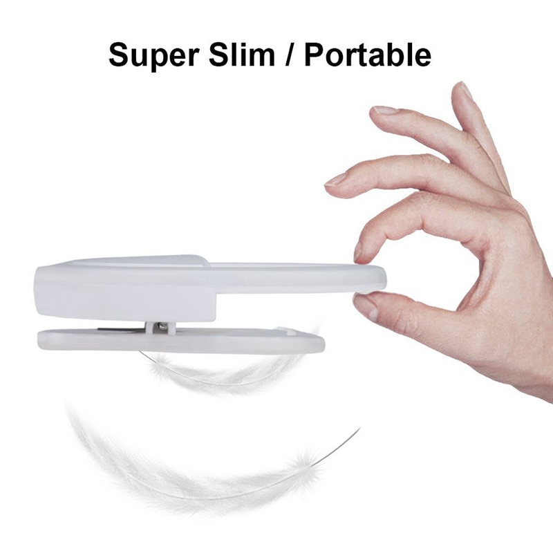 Aankomen USB Lading Selfie Draagbare Flash Led Camera Telefoon Fotografie Ring Licht Enhancing Fotografie voor iPhone Smartphone