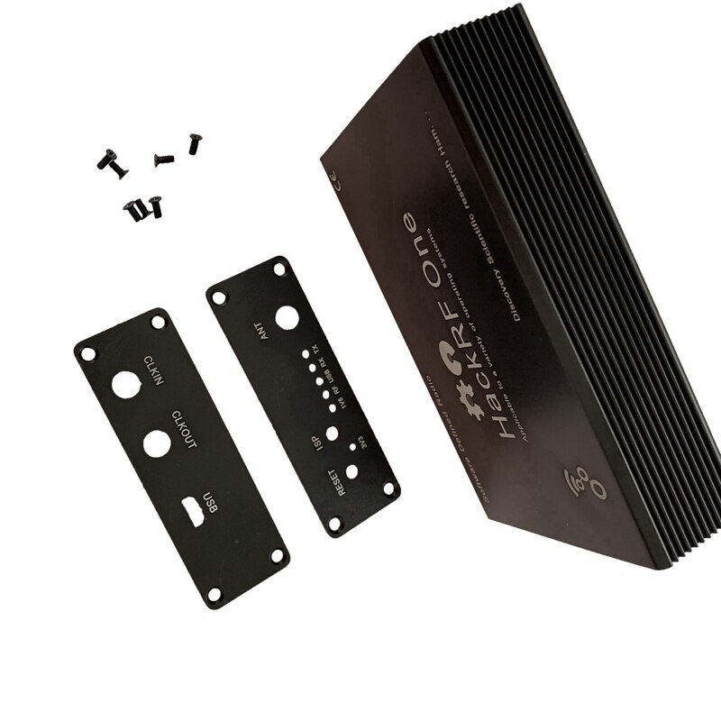 Aluminum Enclosure Black Cover Case Shell USB Common Use for HackRF One SDR