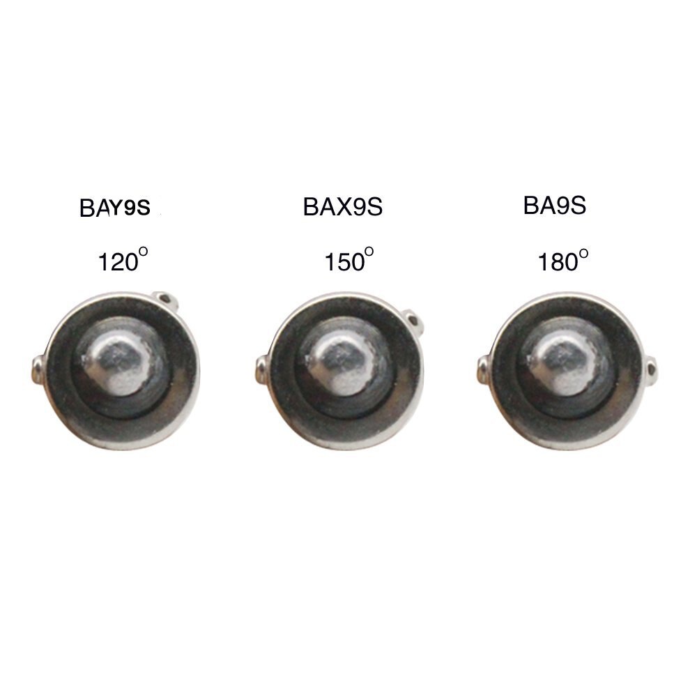 4PCS/LOT BA9S T4W H6W BAX9s BAY9S H21W 1 F5 LED Cool White Light Bulb for Car DC6V 12V 24V 10lm