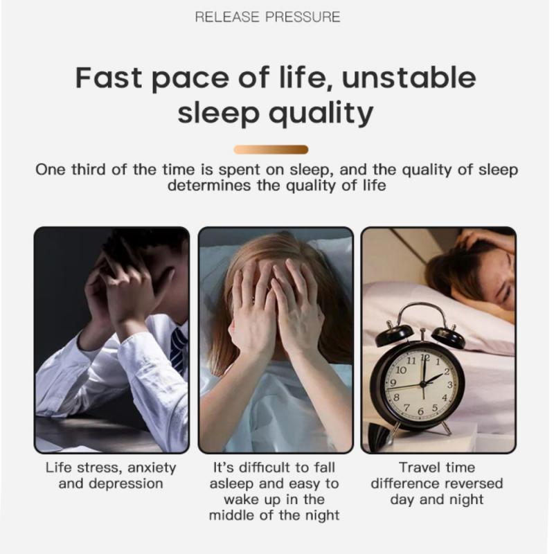 Sleep Aid Device Handheld Microcurrent Intelligent Sleeping Device High Pressure Release Relief Muscle Massager Without Battery