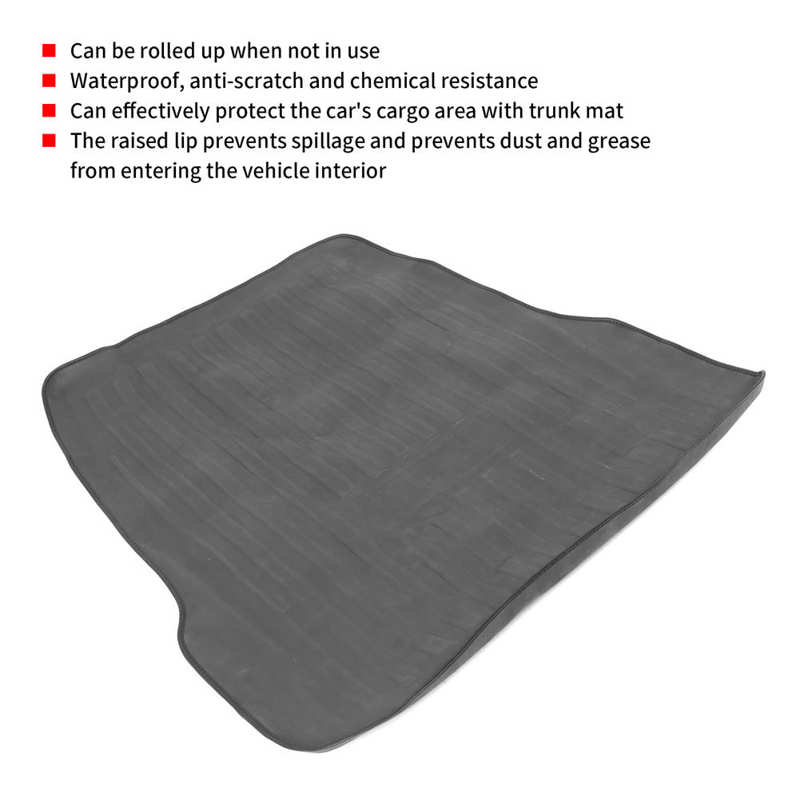 Autospiegel autostyling zwarte kofferbakmat voering bescherming kofferbak pad geschikt voor mercedes benz s-klasse + auto zijkant