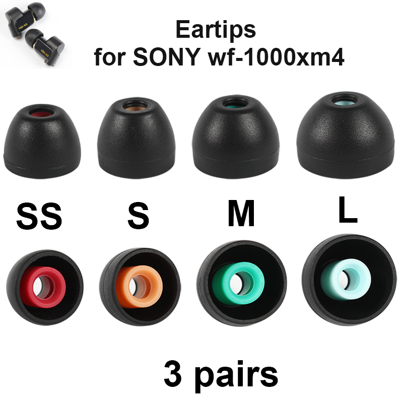 3 par ørepropper til sony wf -1000 xm 4 bløde silikone beskyttende ørepropper anti-allergiske ørepropper undgår at falde af ørepuder cover