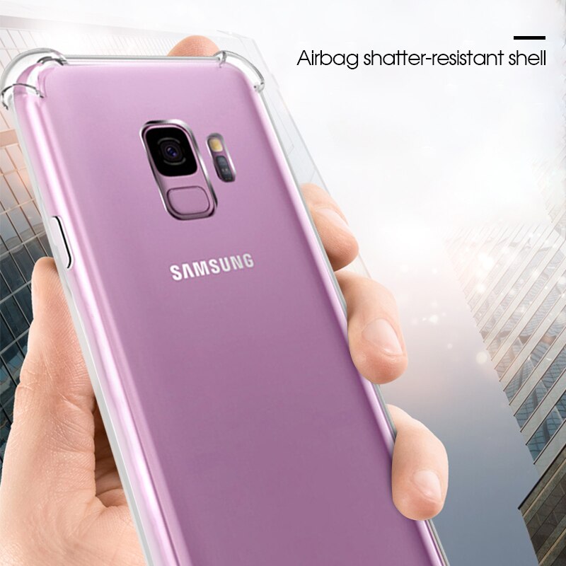 Soft TPU Clear Silicone Case For Samsung Galaxy J3 J5 J7 J4 J6 J8 A6 A8 Plus A7 A6S A9S Note 9 Bag Cover Coque Fundas