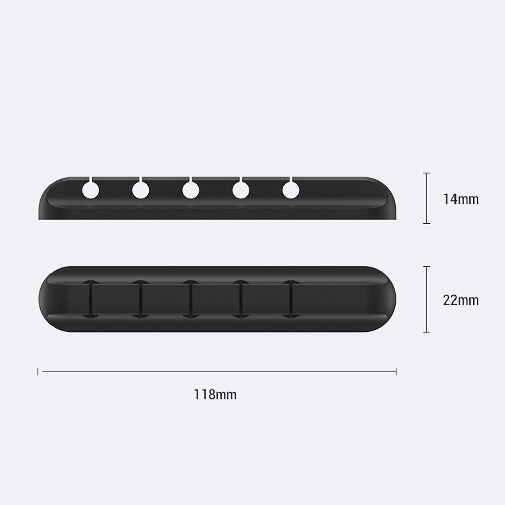 Cable wire organizer, desktop fixed cable organizer silicone multifunctional wire fixing device home office storage