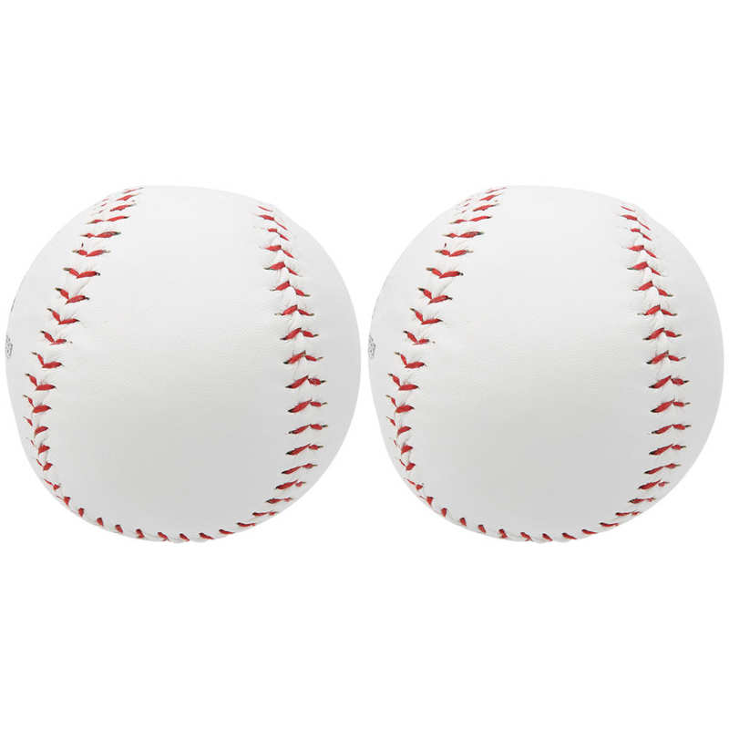 2Stck weicher Ball Ball 12in weicher Ball Ball Ausbildung weicher Ball Hand NäHenne Praxis Baseball schwer Ball Sport Zubehör