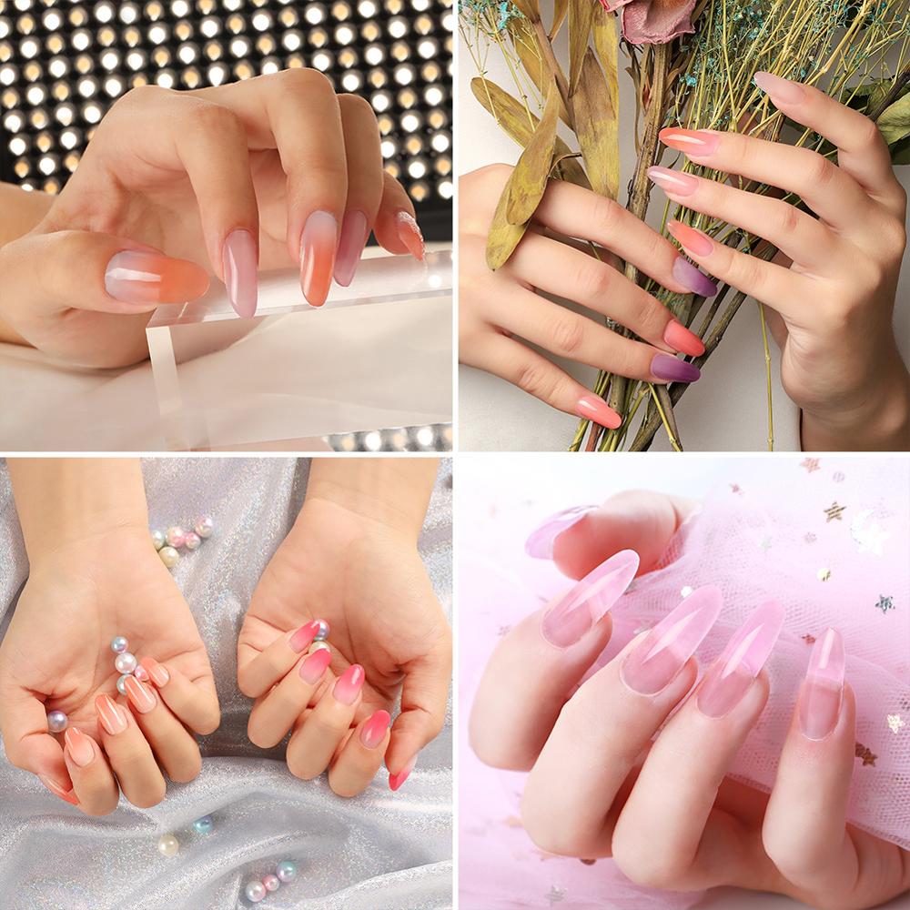Manicure akryl poly negle gel kit sæt kunst dekorationer gel til forlængelse gel negle kit til negle