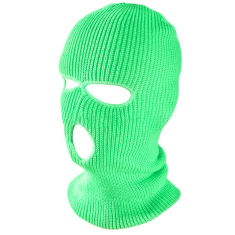 Balaclava Mask Hat Winter Cover Neon Mask Green Halloween Caps For Party Motorcycle Bicycle Ski Cycling Balaclava Pink Masks Cos: I1
