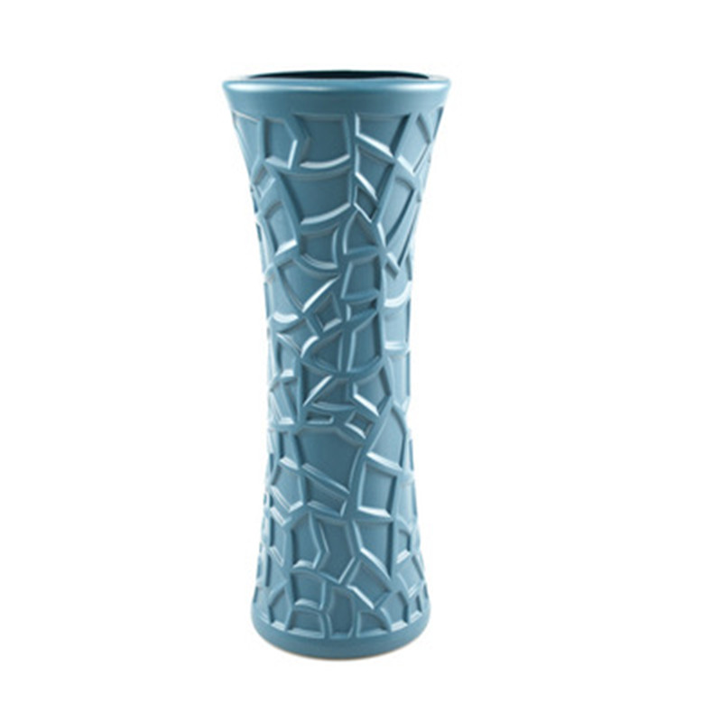 Origami Vases Imitation céramique Pot de fleur panier plantes de table décoration de la maison bonsaï décor fleur Arrangement conteneur