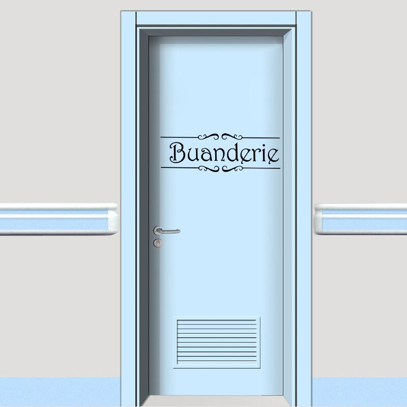 Kililaya Muurstickers Salle De Bain Muur Decor Sticker Salon Keuken Vinyl Muurschildering Buanderie Bureau Deur Teken Stickers