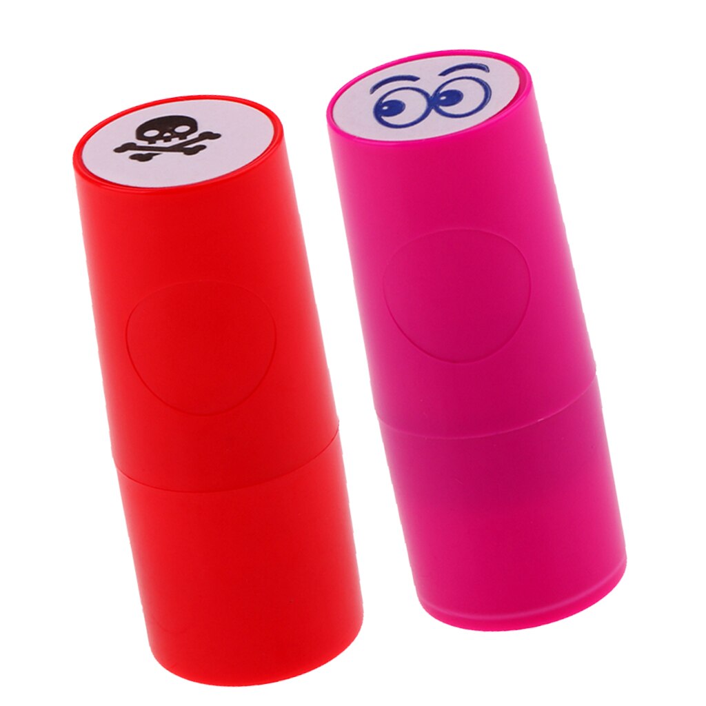 2 pièces/ensemble ABS plastique balle de Golf tampon tampon marqueur Impression joint-longue durée et séchage rapide: Eyes Skull
