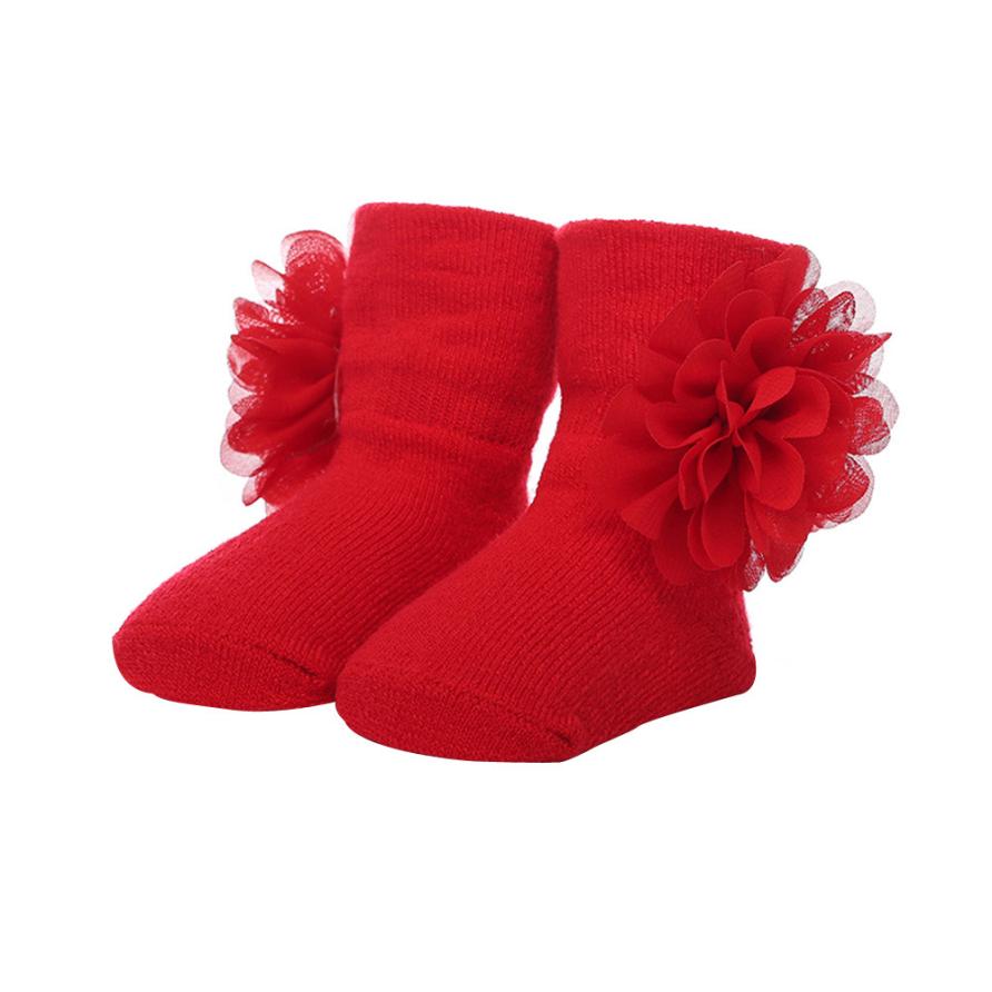 Baby Toddlers Flowers Combed Cotton Ankle Socks Girls Boy Elasticity Socks BTTF: C