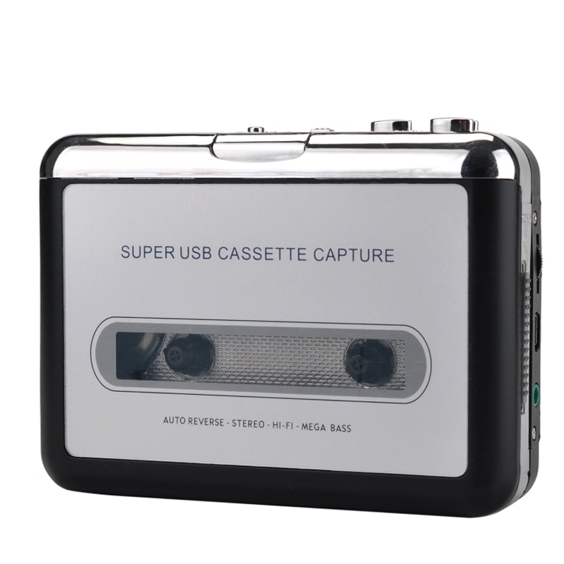 Draagbare Usb Cassette Player Tape Naar Pc Oude Cassette Naar MP3 Format Converter Audio Recorder Capture Walkman Met Auto Reverse