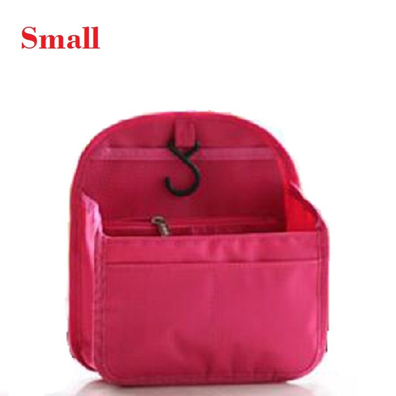 Waterproof Backpack Organizer Insert Ultra-Light Backpack Purse Organizer Bag Organiser Diaper Bag Gadget Organization: Rose Small