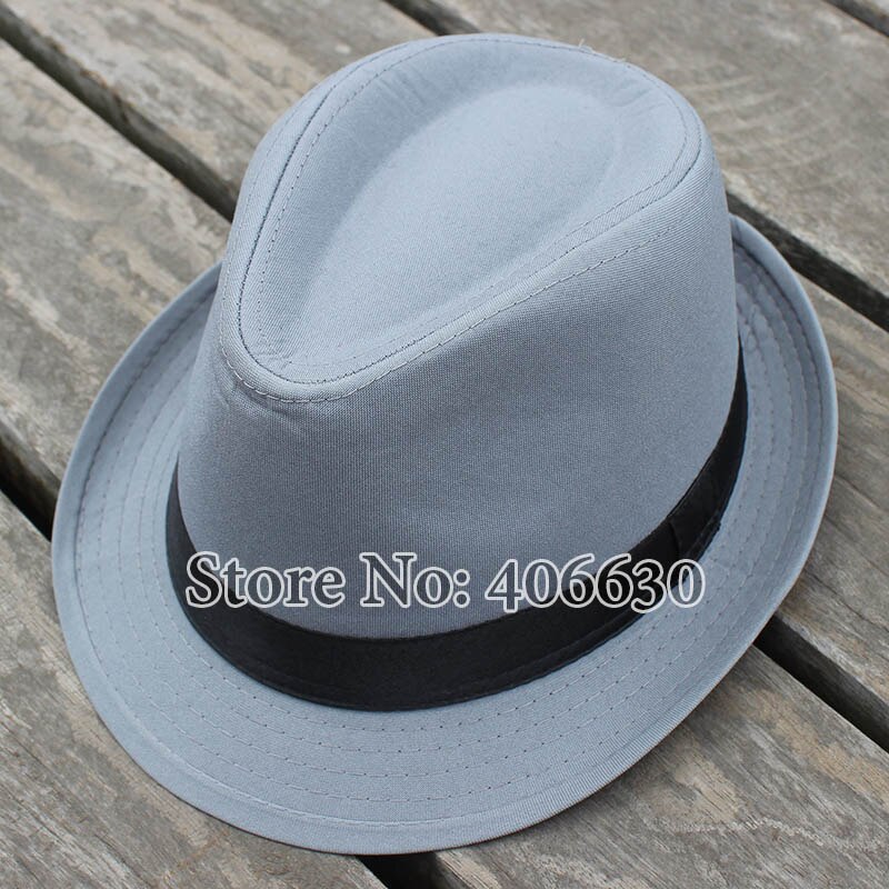 Black Fedora Hats For Men Chapeu Masculino Panama White Trilby Jazz Caps Gangster Hats MEDB003