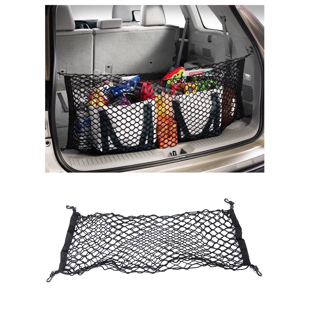 Universell bil bagasjerom bagasjerom organisator lomme siste nett nettlagring bil motta ordne nett 92.5cm*42cm