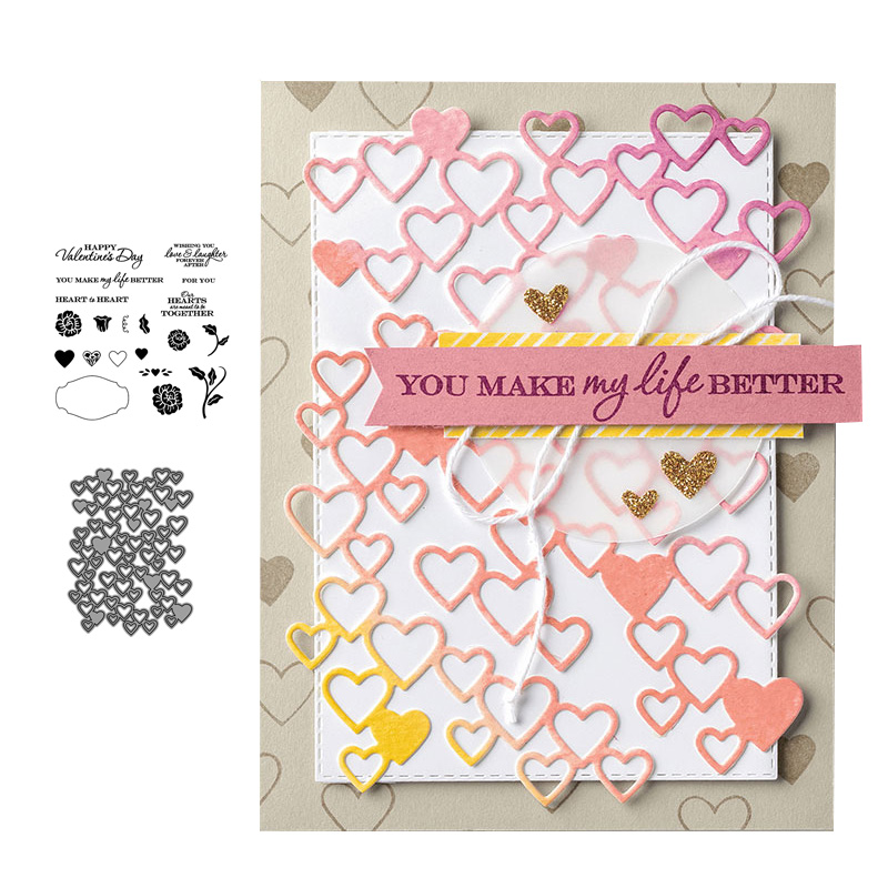 Ch harten en bloemen metalen snijmallen en stempels diy scrapbooking kaart stencil papier knutselen handgemaakt album handboek decoratie
