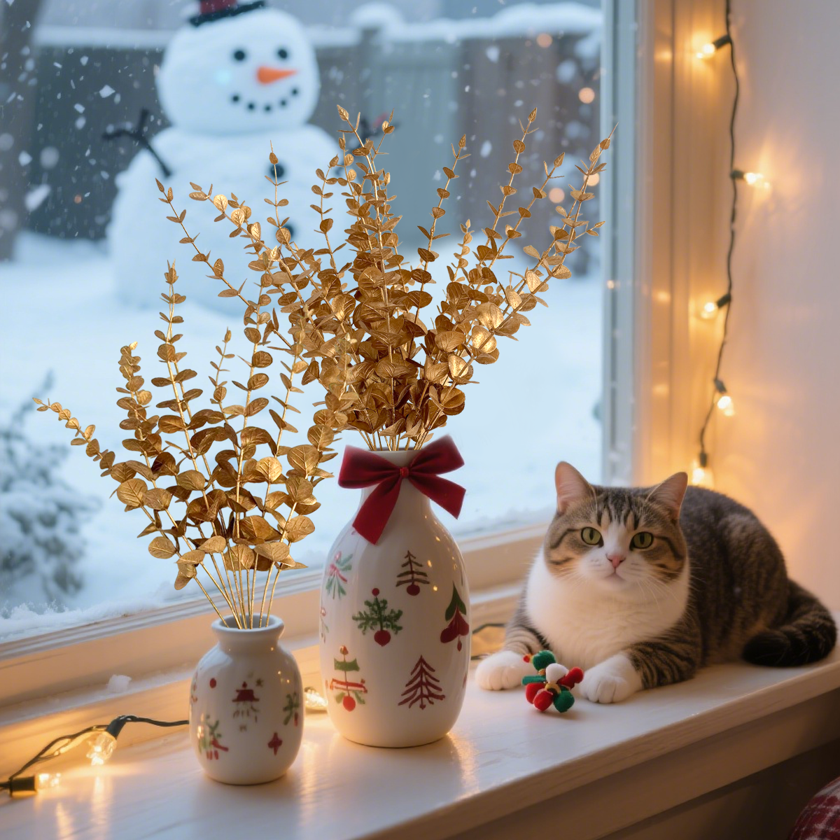 10pcs Artificial Plants-National Saudi Day, Naviad Decor, Fall Decor, Thanksgiving Decor, Party , DIY, Room, Halloween, Wedding