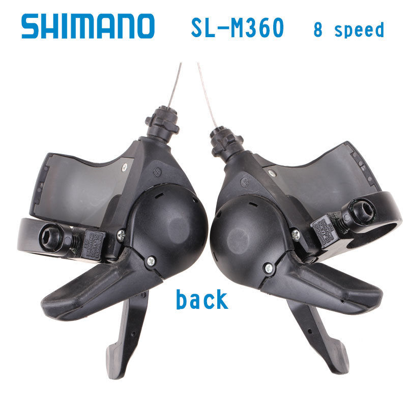 Shimano Acera SL-M360 M360 8 Speed Shifter Trigger Set 3X8 w/inner Cable Left-3s Right-8s