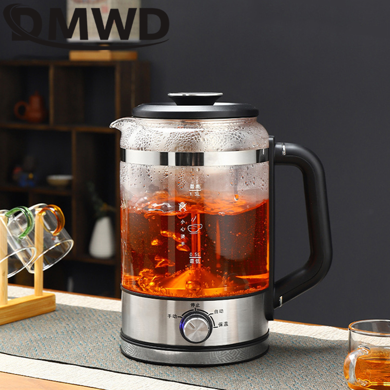 Electric Tea Maker 1.3L Electric Kettle Brewer Tea-leaf Scented Tea Machine Automatic Steam Spray Teapot Teapot Health Kettle