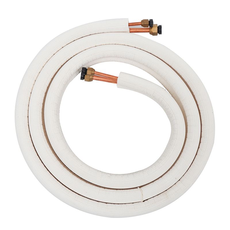 3m Air Conditioner Pair Coil Tube 1/4'' 3/8" Insulated Copper Pipe Split Line Wire Set Air Conditioner Parts Refrigerant Tube