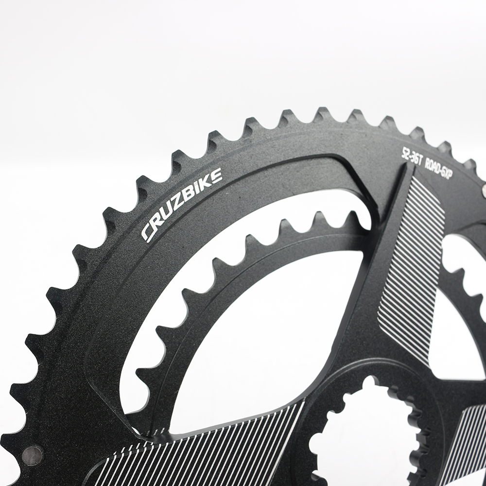 Cruzbike Racefiets Kettingblad 50-34T 52-36T Ketting Wiel Dubbele Schijf Fiets Kroon Voor 8/9/10/11/12 Snelheid Crankstel