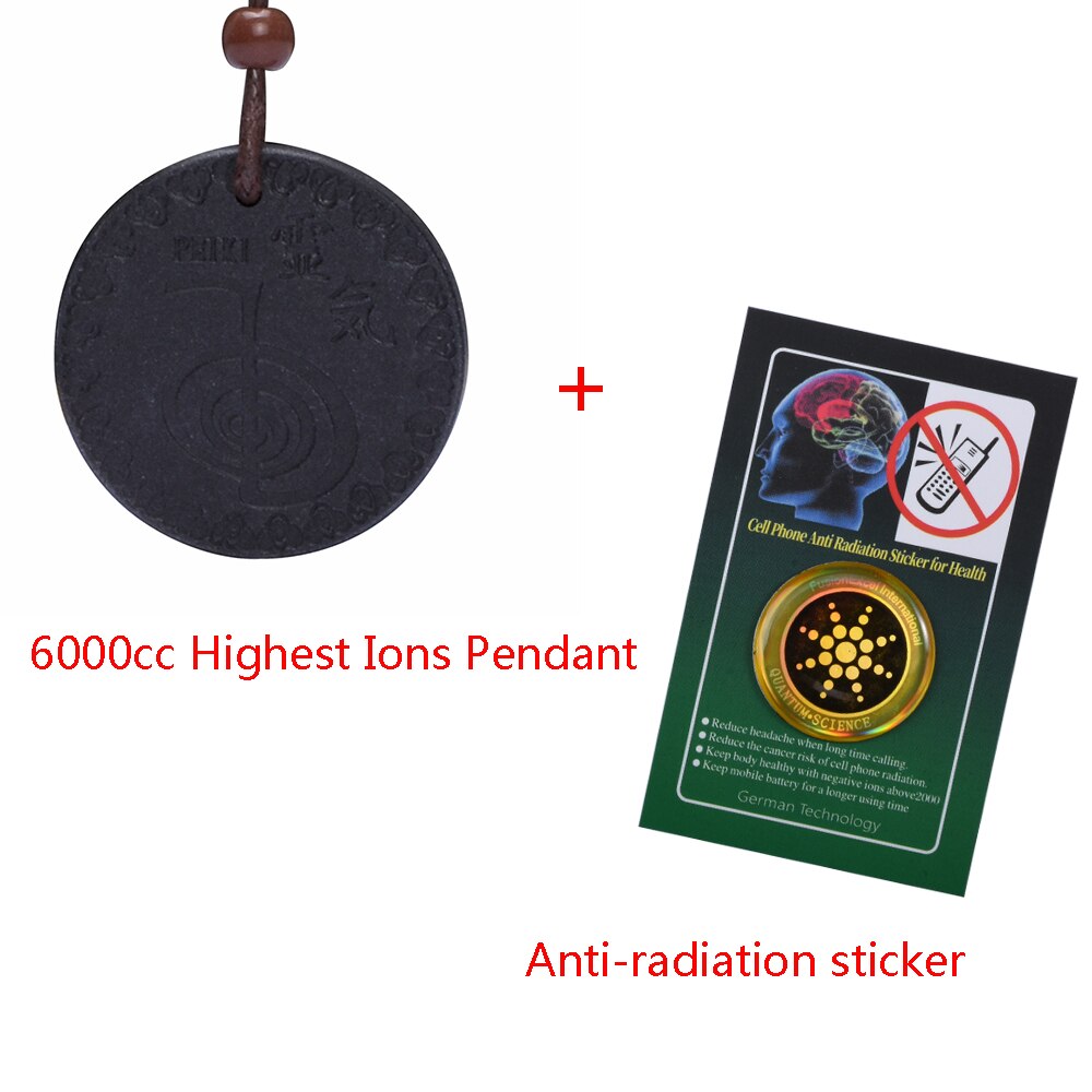 Cheapest Energy Set 6000cc High Ions Pendant & Scalar Shield Against EMF Protector: model 2