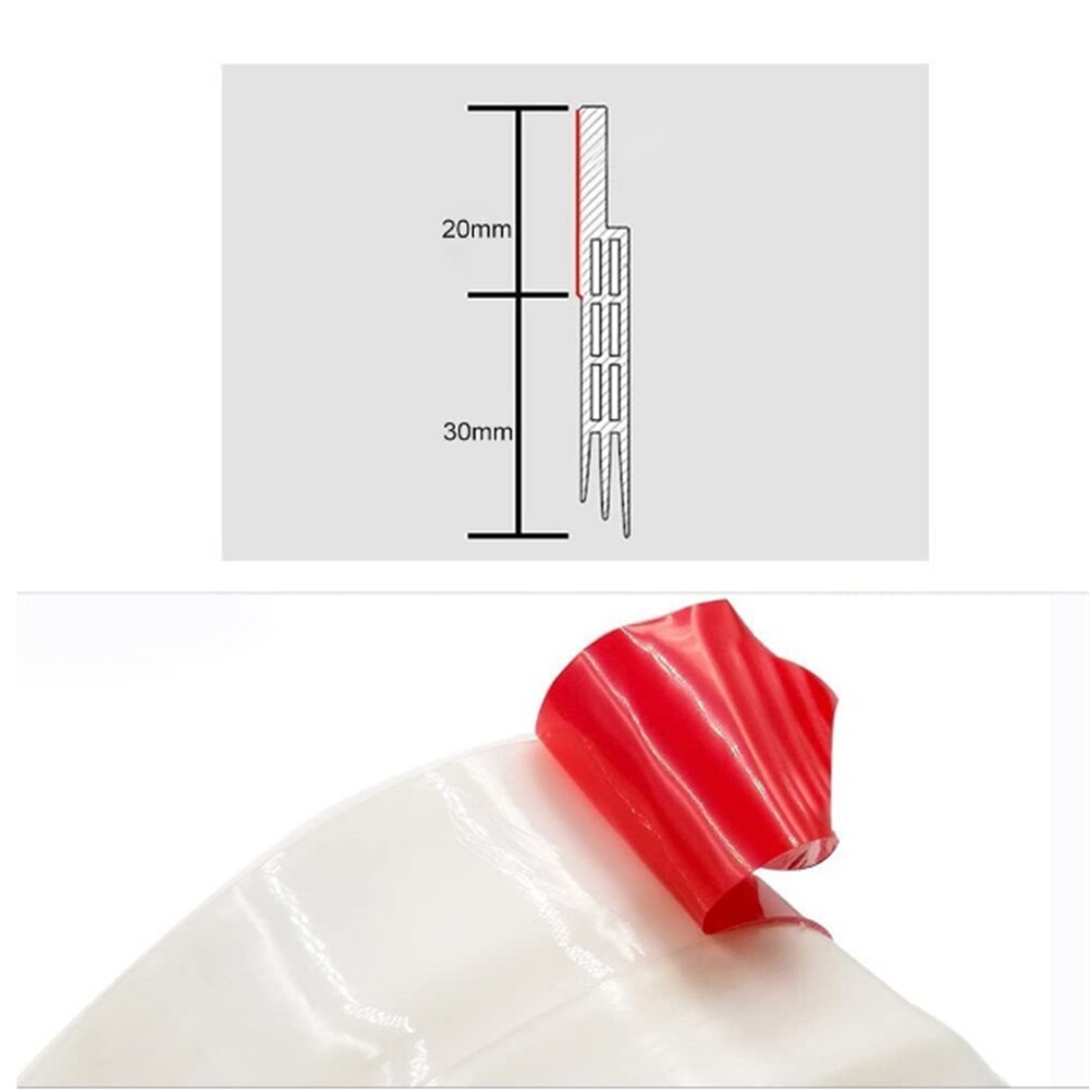 Door Seam Sealing Tape Silicone Door Strip Self-adhesive Door Bottom Seal Strip Door Seals Sealing Strip Insect-proof Practical
