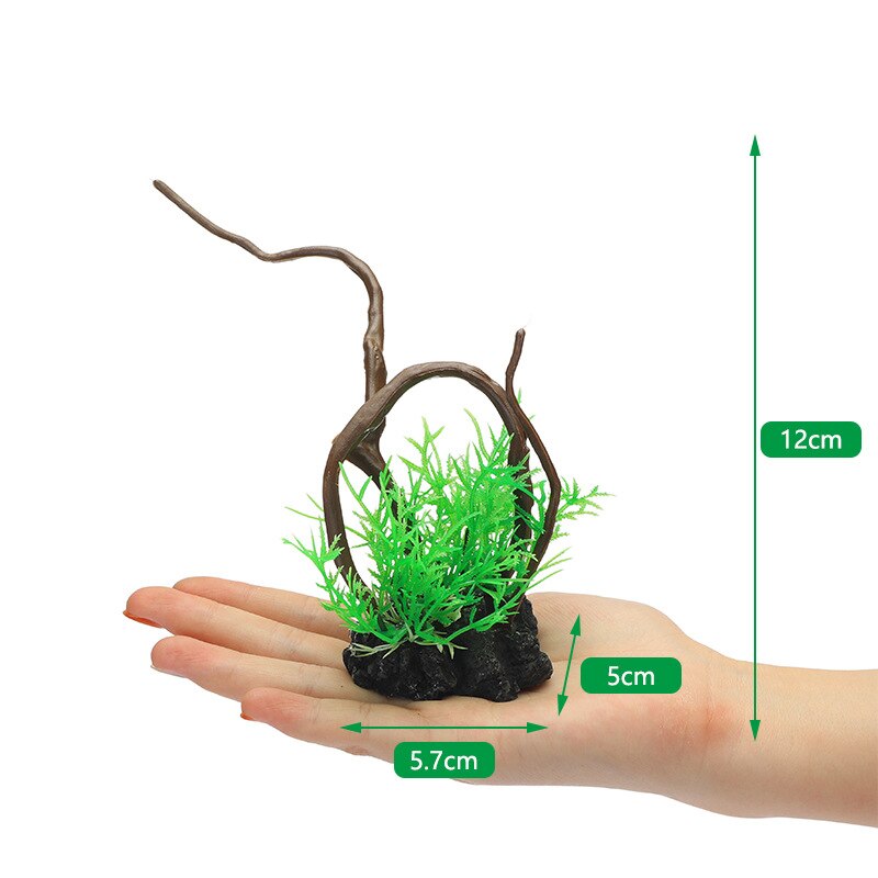 Kunstplanten Aquarium Decor Simulatie Water Grenen Onkruid Bekijken Ornament Plant Aquarium Landschapsarchitectuur Aquarium Gras Decor