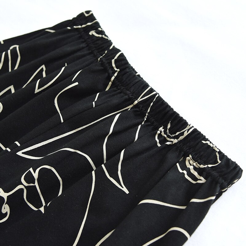 Katoen Nachtkleding Lente Utumn En Winter Mannen Pyjama Suits Lange Mouw Paar Nachtkleding Paar Pyjama Mens Womens Mannen 'S Tops