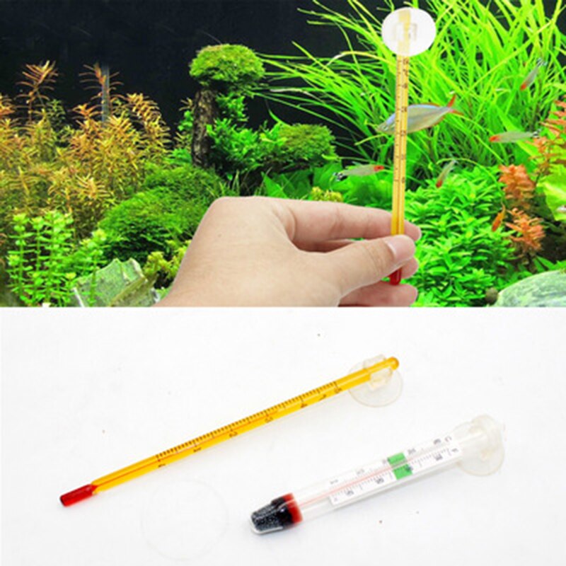 Aquarium Aquarium Glas Water Temperatuur Thermometer & Zuignap Draagbare