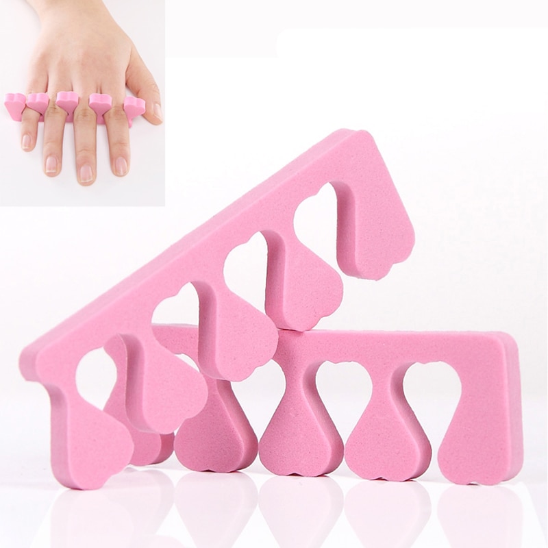 1PCS Finger Split Cotton Anti-vibration Buffer Soft Sponge Finger Splitter Fixed Dry Toe Nail Art Finger Separator