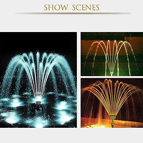 Messing Watergordijn Fontein Vijver Spray Vijver Fontein Hoofd Landschap Fontein Accessoires 1/4 Inch Verstelbaar Mondstuk