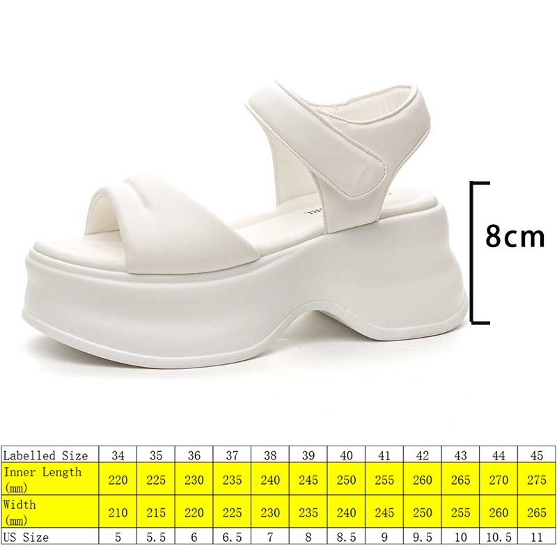 Koznoy 8cm mikrofiberläderstövlar bekväma gummisandaler ihåliga plattskor andningsbara peep toe kvinnor tofflor sommar hook skor