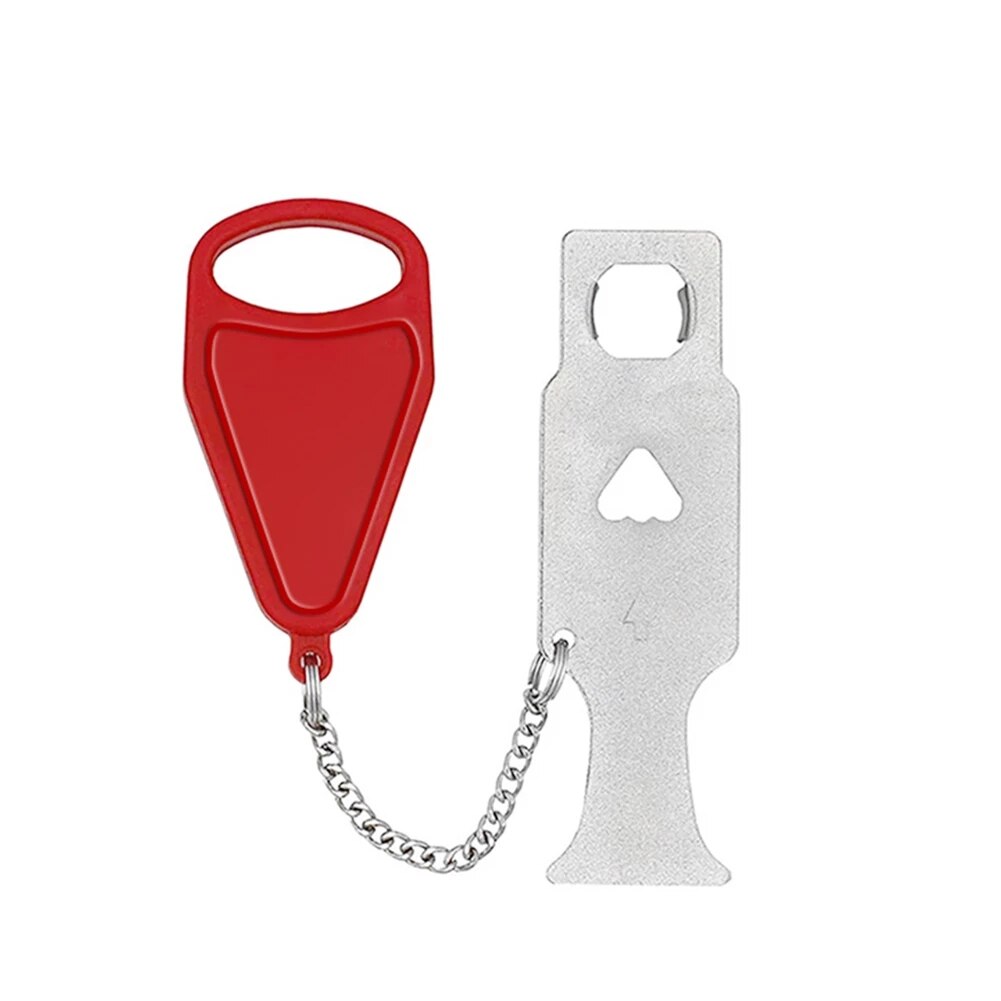 AirBNB Hotel Lock Portable Door Lock Accommodation Door Stopper Door Lock Metal Safety Addalock Lockdown for Security