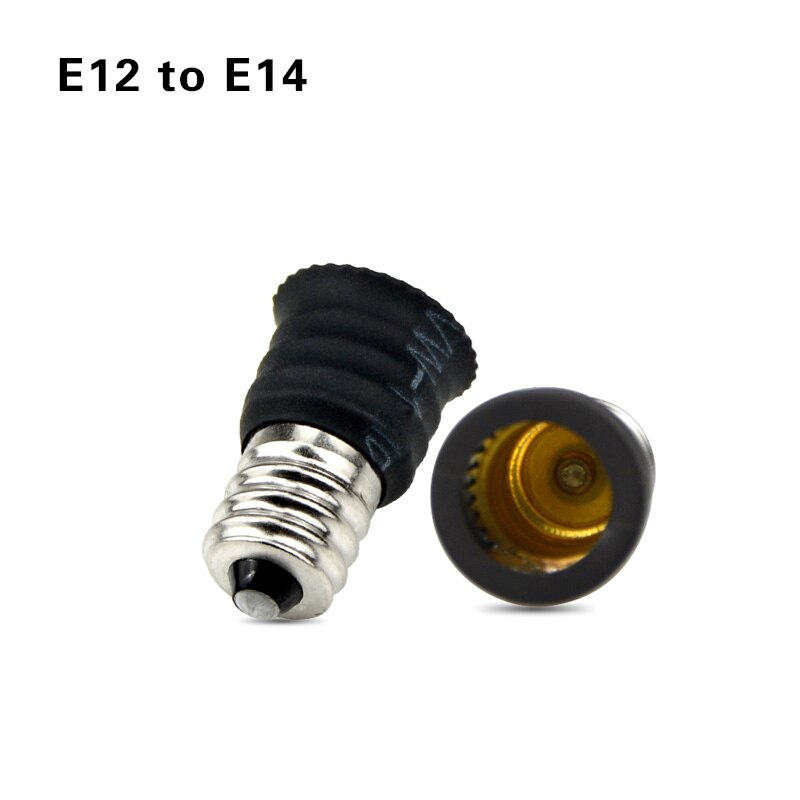 Douille E27 E12 GU10 B22 Lampe Basis Gegenseitige Umwandlung Lampe Halfter Konverter Licht Buchse E14 Adapter Fassung Für LED-lampe: E12 zu E14