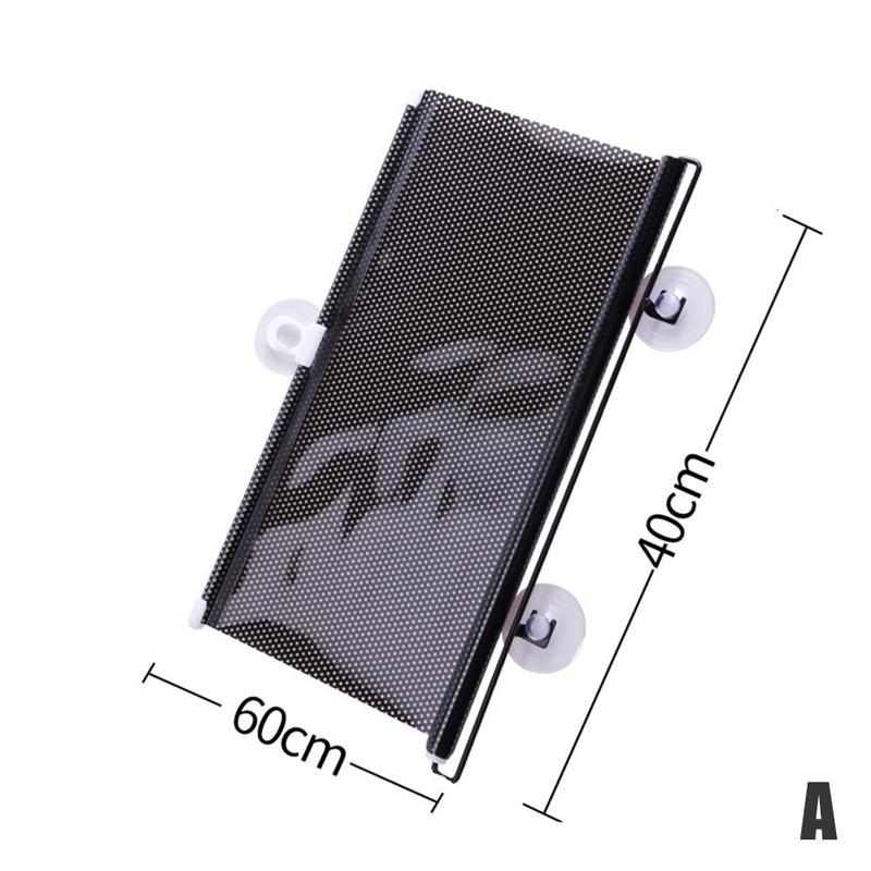 Pare-soleil rétractable automatique pour voiture, rideau télescopique de , volet, bloc de fenêtre latérale, pratique: A
