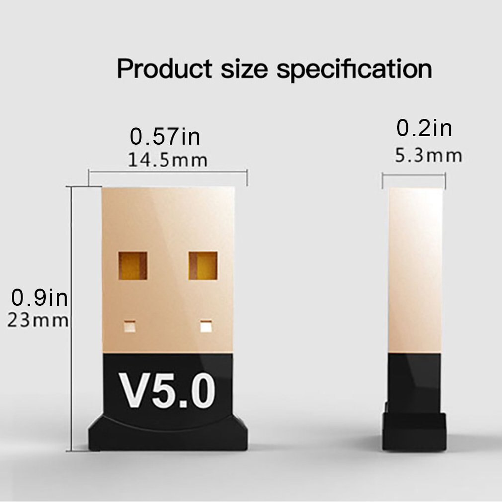 USB Adapater Wireless 5.0 Computer Tablet Mini Size Portable Adapat for USB Receiver Transmitter USB Accessory