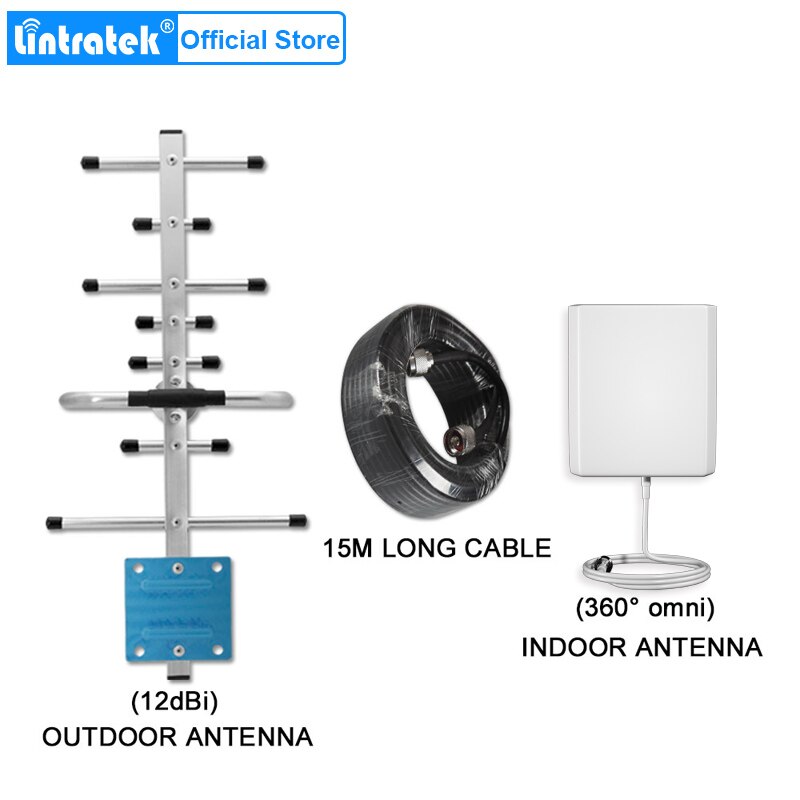 Lintratek accessori per amplificatore di segnale per telefono cellulare Antenna a banda larga amplificatore cellulare 2g 3g 4g ripetitore di Antenna omnidirezionale