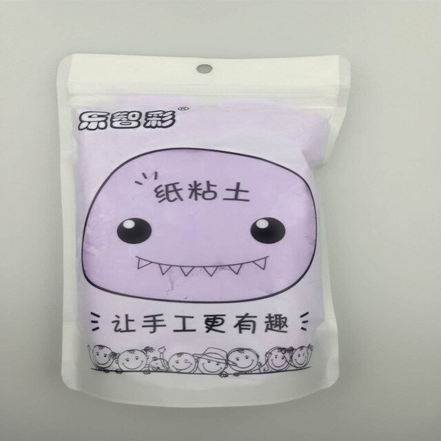 100g Licht Papier Klei Lizun Genoeg Grote Volume Zachte Monster Papier Klei Plasticine DIY Kid Speelgoed Tekening Slime blauw Polymeer: 6