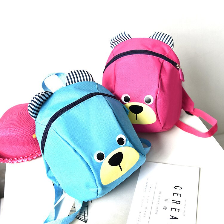 Aged 2-5 Toddler Backpack Anti Lost Kids Baby Bag Cartoon Animal Children Backpacks Kindergarten School Bag for girls and boys 1