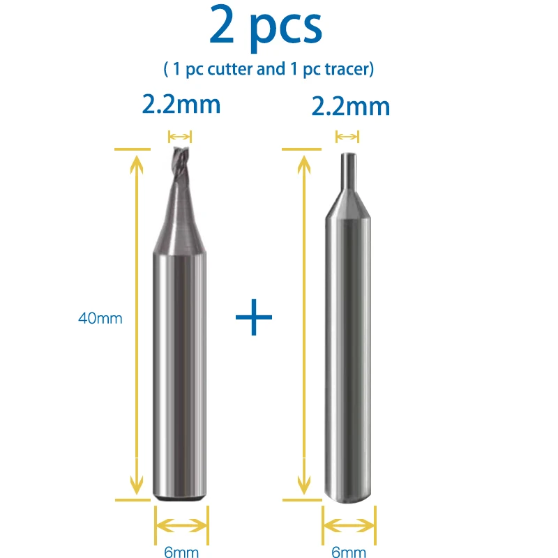 Máquina de llaves, fresa para WENXING Q33 DEFU 368A, máquina duplicadora de llaves Vertical, herramientas de cerrajero