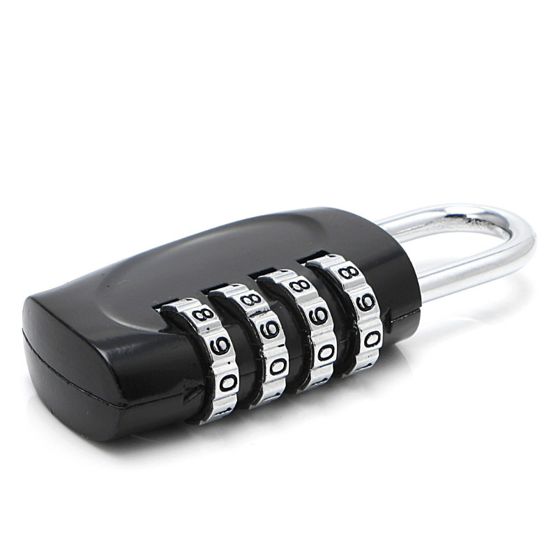 4 Dial Digit Password Lock Combination Suitcase Luggage Metal Code Password Locks Padlock Travel Safe Anti-Theft Cijfersloten