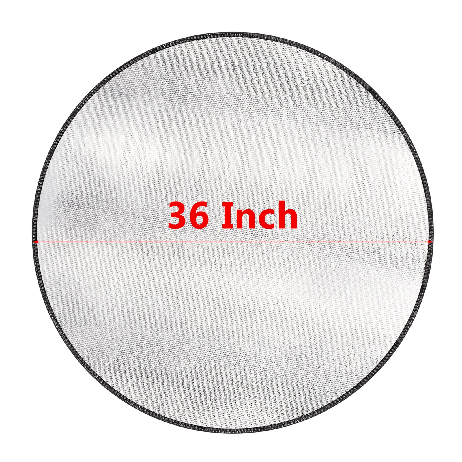 24/36 Inch Ronde Vuurkorf Mat Brandwerende Grill Mat Deck Protector Hittebestendige Shield Brandwerende Mat Pad Voor Outdoor: 36 inch
