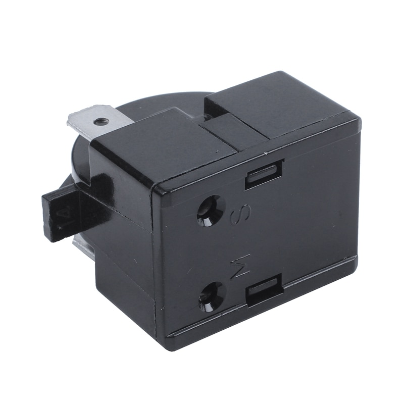 Compressor Thermal Overload Protector for HX1/3HP Refrigerator & 3PIN Terminals Refrigerator PTC Starter Relay 12 Ohm Resistance