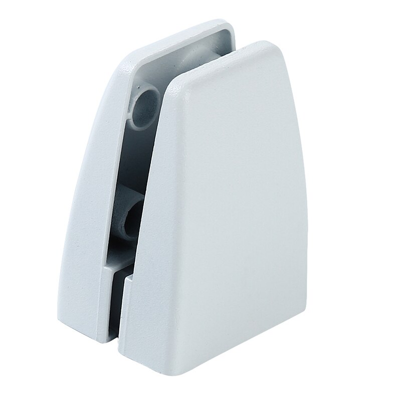 Aluminum Alloy Vertical Screen Clip Glass Clamps Bracket White Office Desk Desktop Station Baffle Clip Folder Glass Holder Clamp
